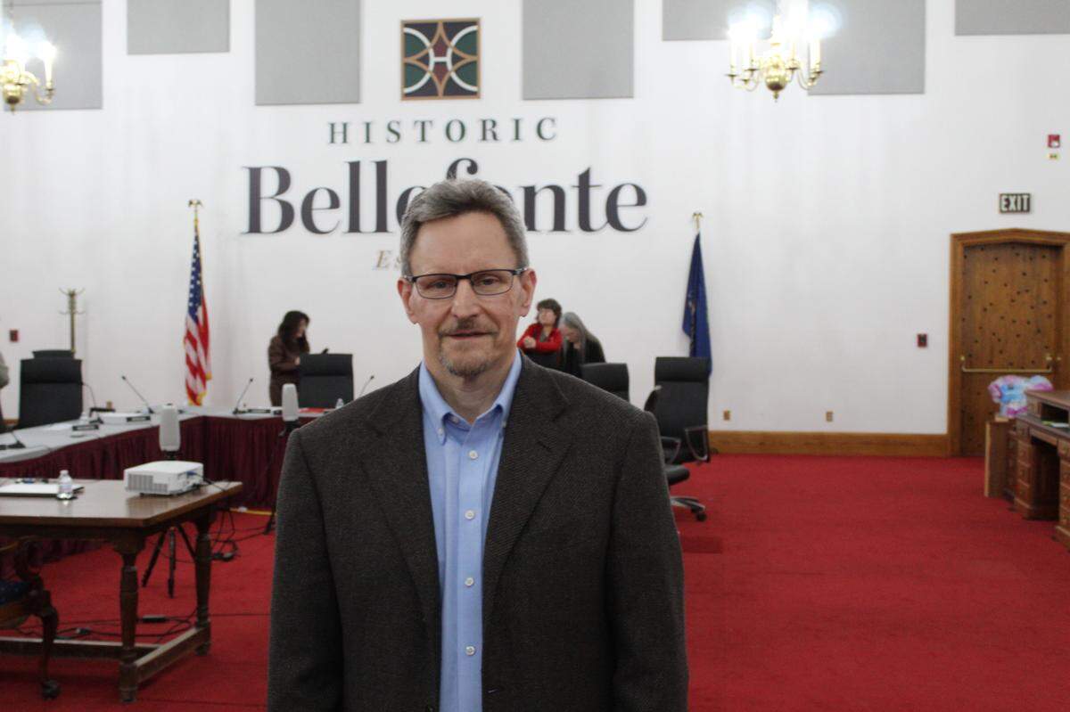Bellefonte Manager Ralph Stewart pictured after a Bellefonte Borough Council meeting.