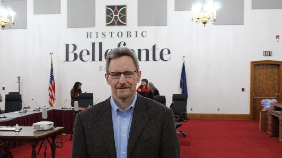 Bellefonte Borough Manager Ralph Stewart, pictured after Monday’s Bellefonte Borough Council meeting.