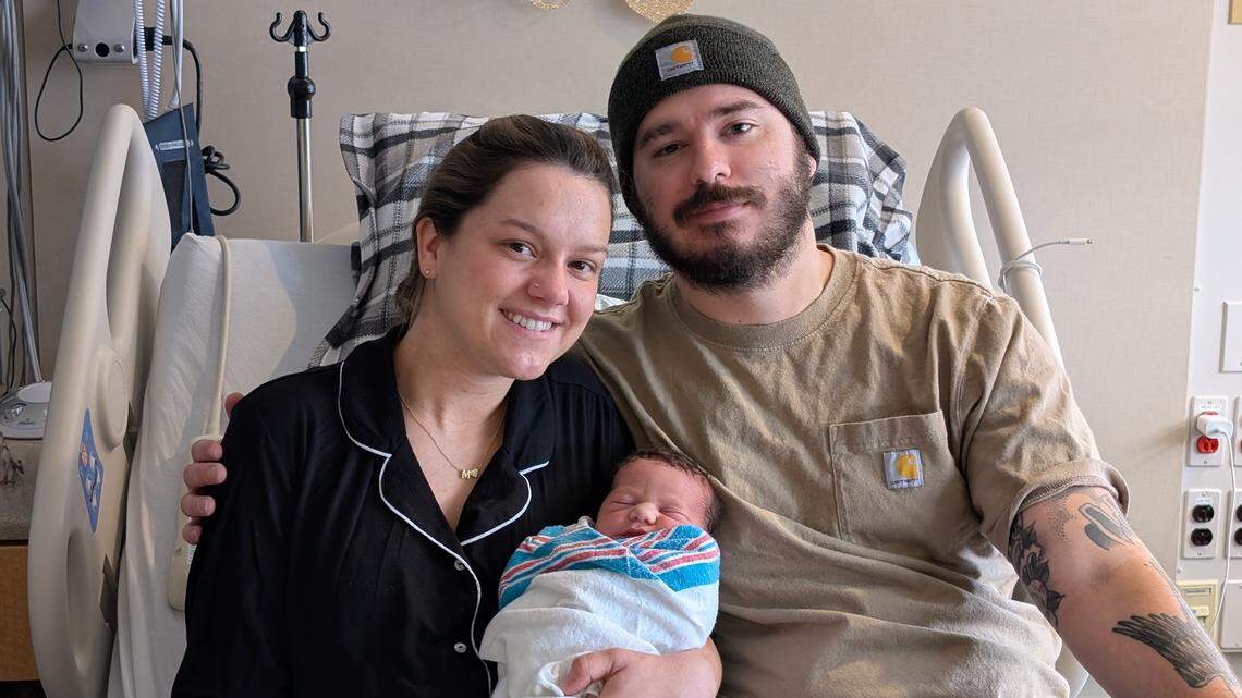 Snow Shoe parents welcome first baby of 2026 at Mount Nittany Medical Center