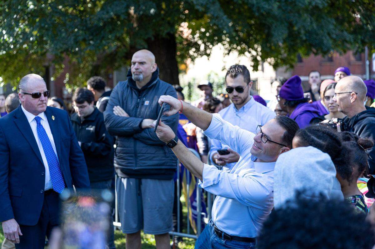 Some Democrats in Philadelphia aren’t jazzed about Democrats Josh Shapiro and John Fetterman.