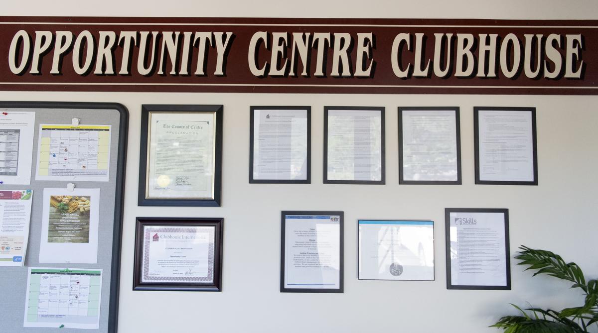 The Opportunity Centre Clubhouse hosts an open house on Thursday.