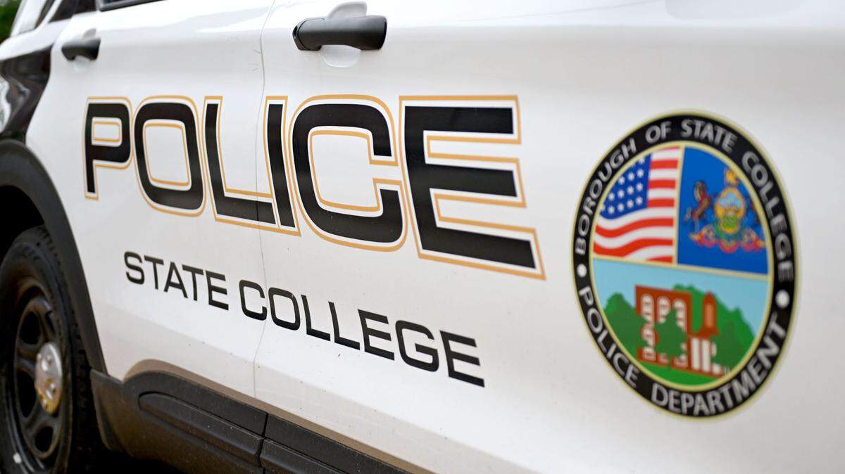 A State College police car is pictured in 2025. 