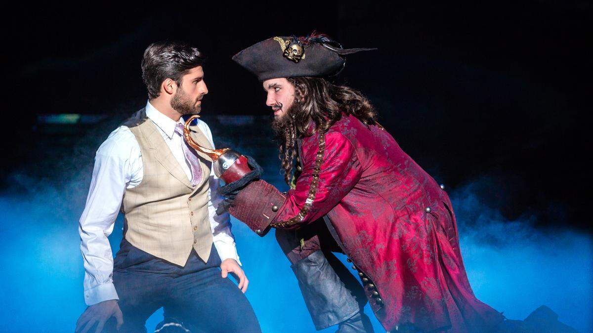 Jeff Sullivan and Conor McGiffin star in the national tour of “Finding Neverland,” which will stop at Eisenhower Auditorium on Jan. 23.