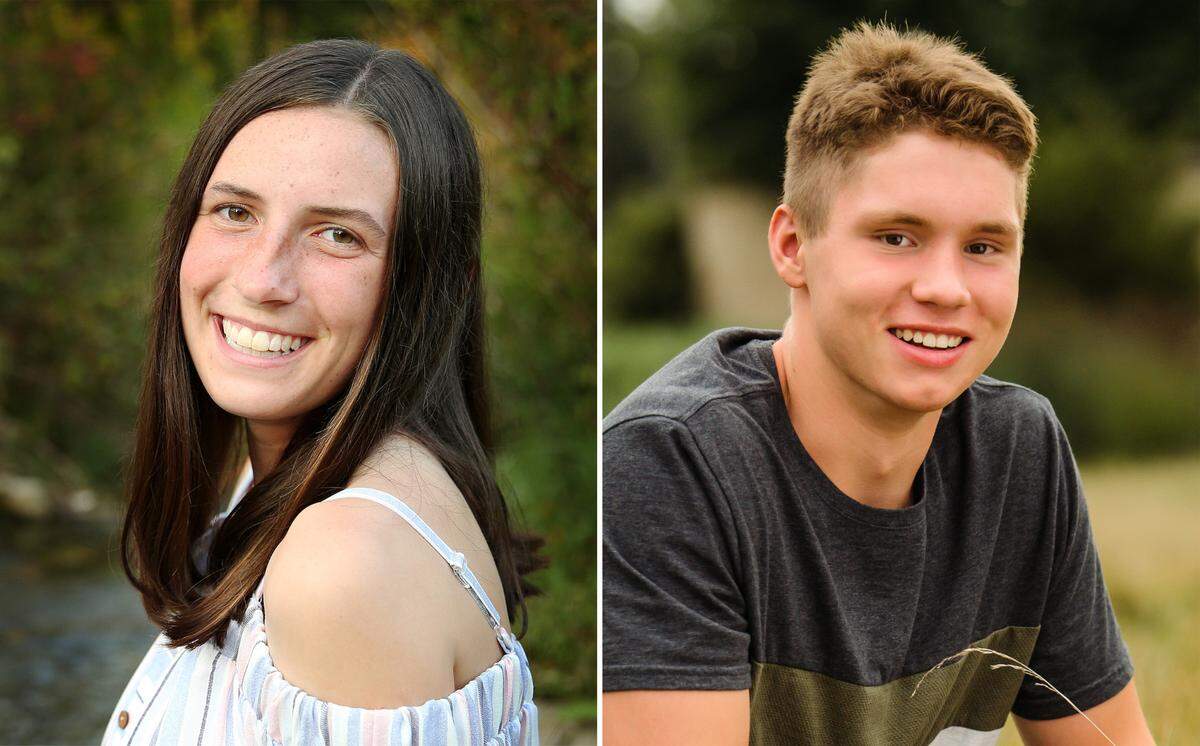 Kylie Ehrensberger and John Brownstead are the 2022 Snyder Award winners for the State College Area School District.