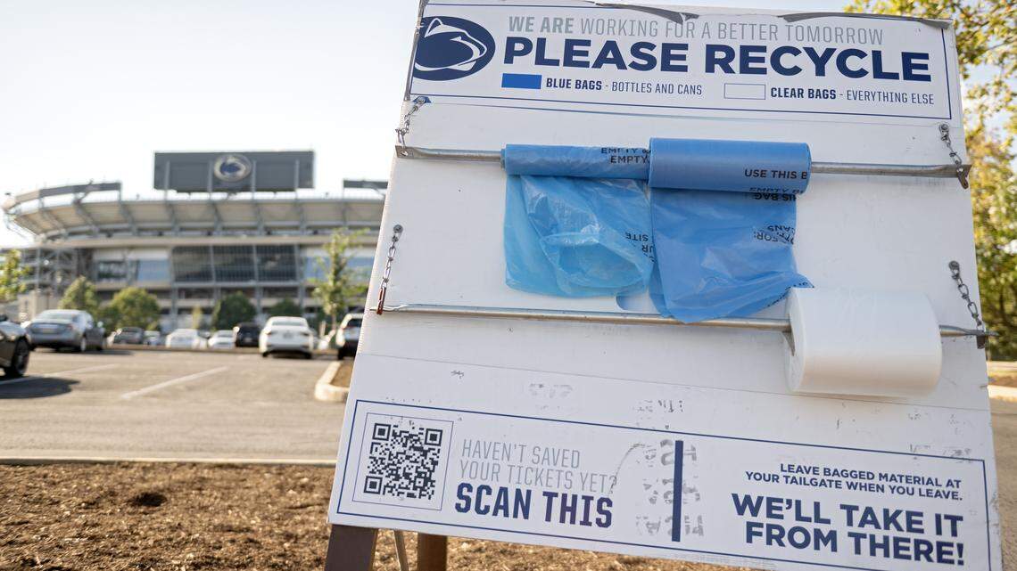 Have Penn State tailgaters cleaned up their act? Recycling education efforts continue