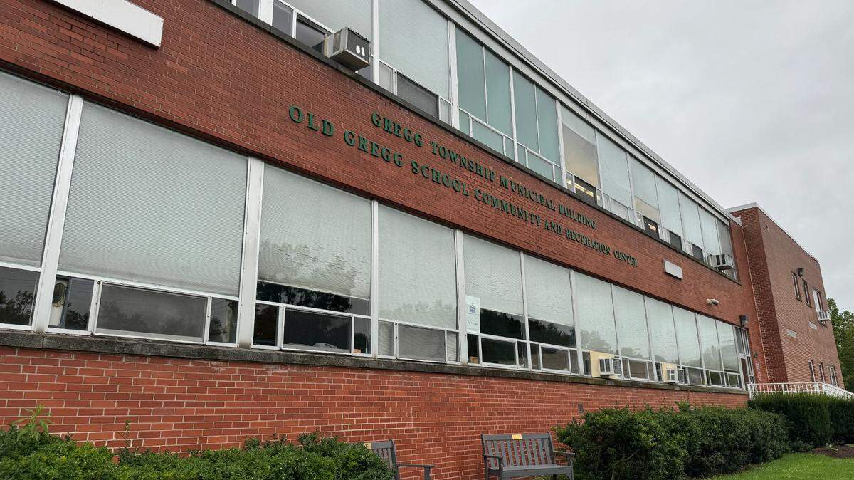 A look at the Gregg Township Municipal Building on Thursday.