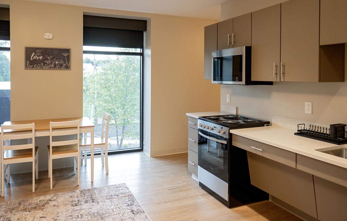 A space mimicking an apartment to be used for Children & Youth Services visitation and education in the Centre County Community Service Building on Thursday, Sept. 25, 2025.  