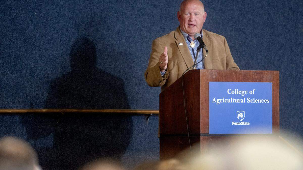 U.S. Rep. Glenn Thompson, R-Howard, speaks during Penn State Ag Progress Days on Aug. 9, 2023.