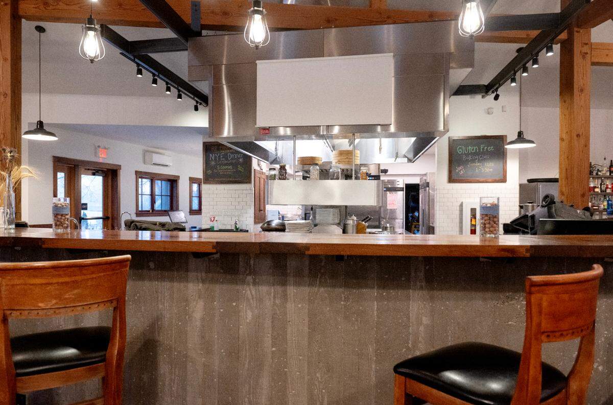 The view for the composer’s counter experience at RE Farm Cafe on January, 3, 2025.