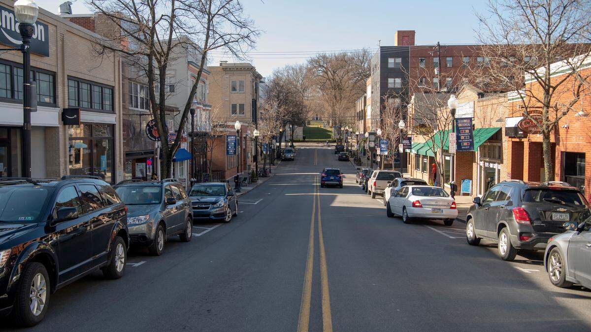 Allen Street in downtown State College is known for its small businesses and “Main Street” feel.