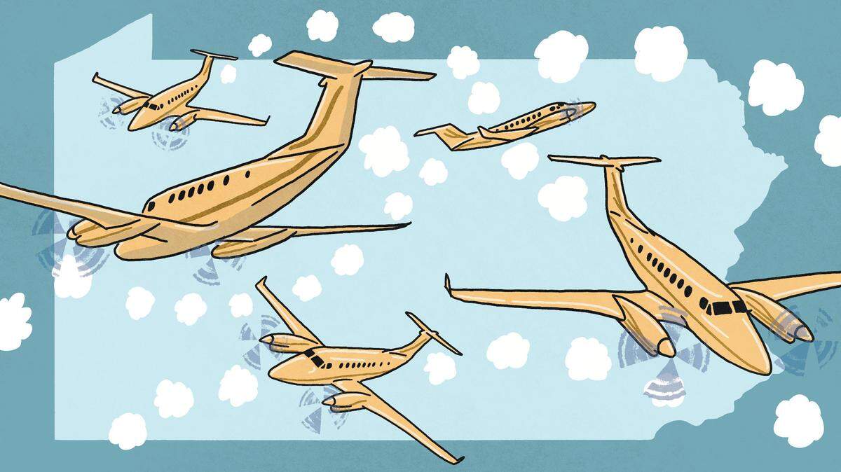 Pennsylvania taxpayers paid $410,000 for state flights last year, the most since 2011. Shapiro took most of those flights.