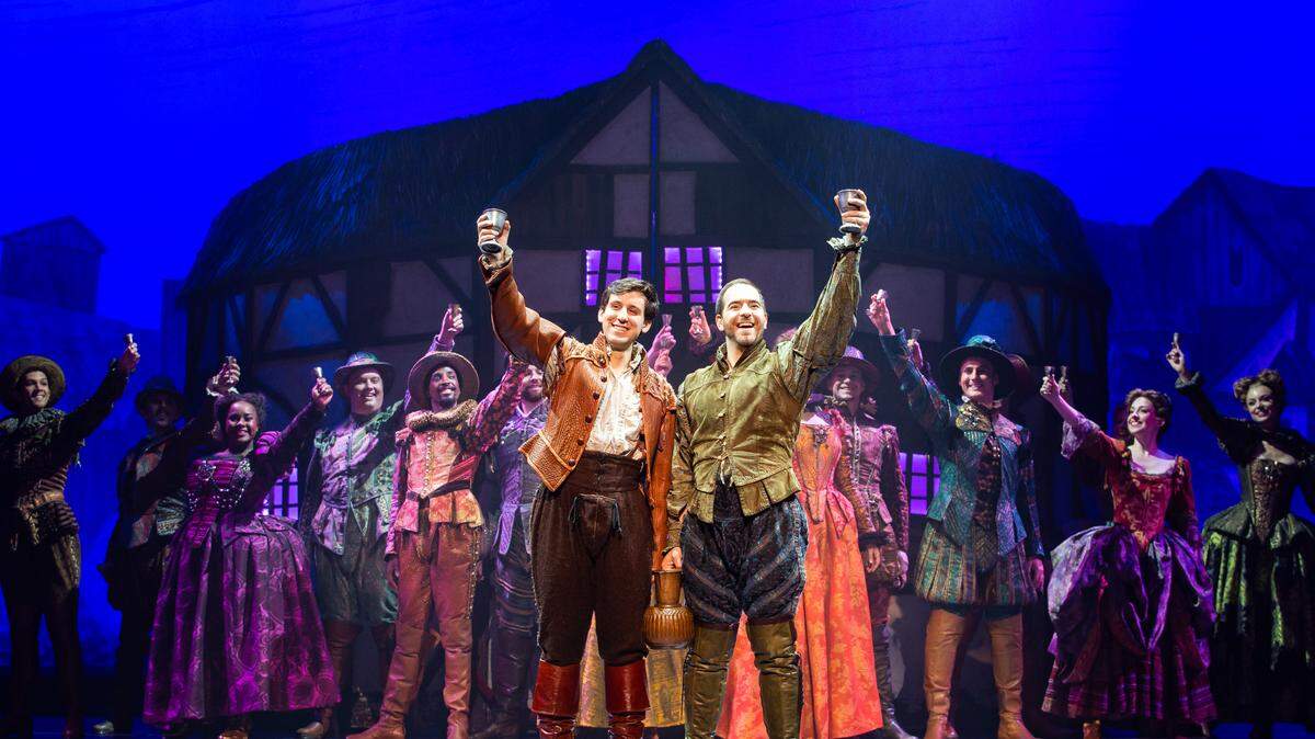 Richard Spitaletta and Matthew Janisse star in the national touring production of “Something Rotten!”