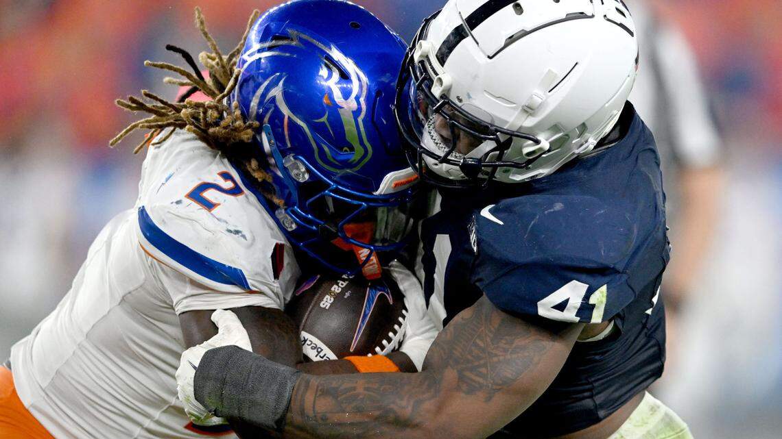 Ashton Jeanty falls short of Barry Sanders’ rushing record as Penn State clamps down