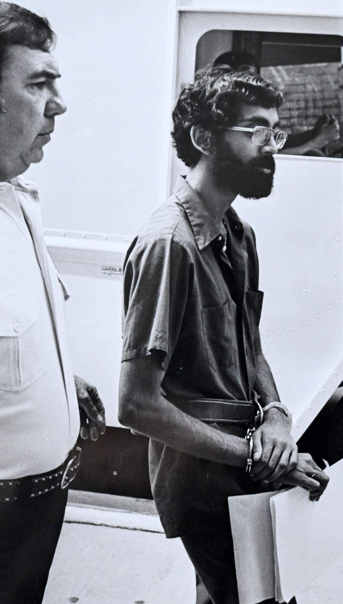A photo  from the CDT archives of Subramanyan Vedam when he was arraigned for the murder of Thomas Kinser on June 28, 1982. From the Centre Daily Times Archives
