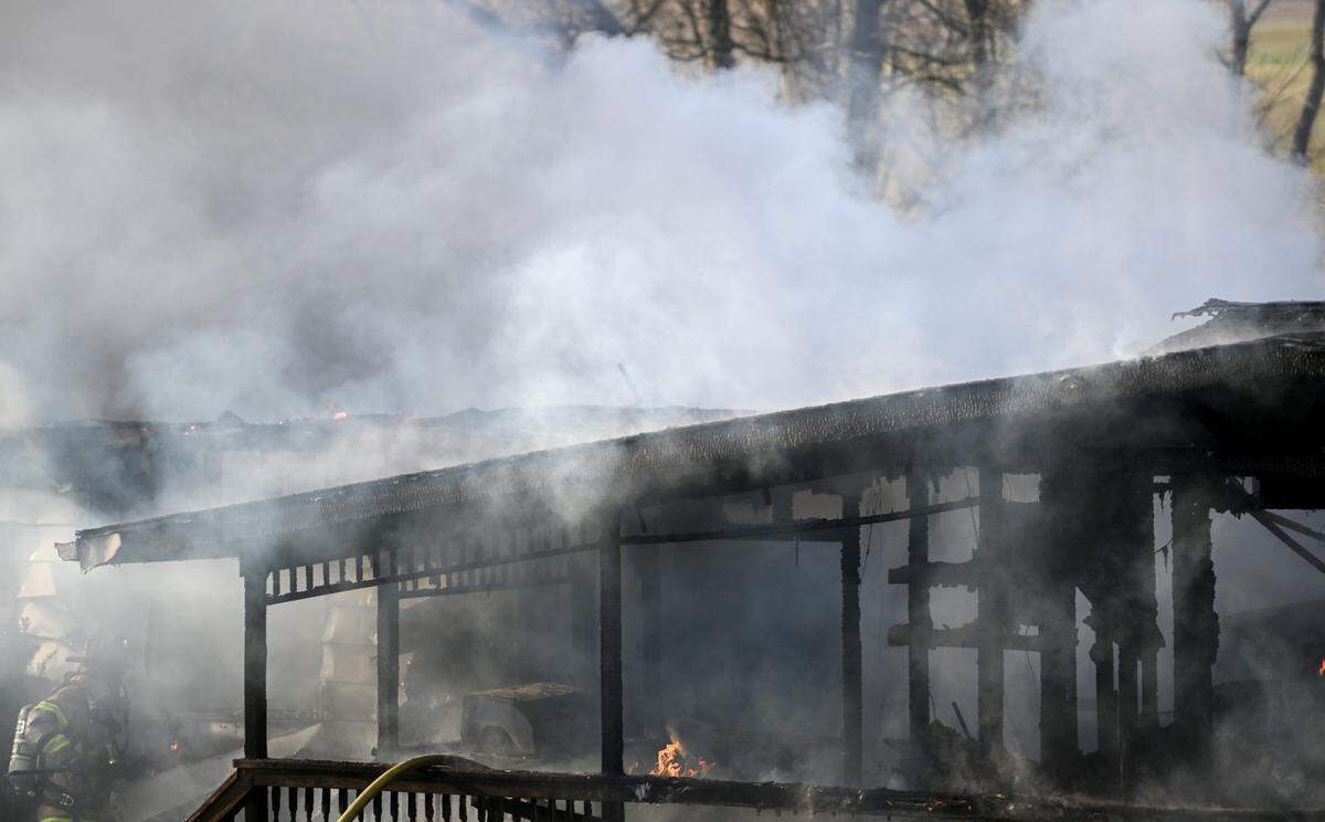Firefighters respond to a fire at home on the 4000 block of Nittany Valley Drive in Walker Township on Tuesday, Dec. 20, 2022.