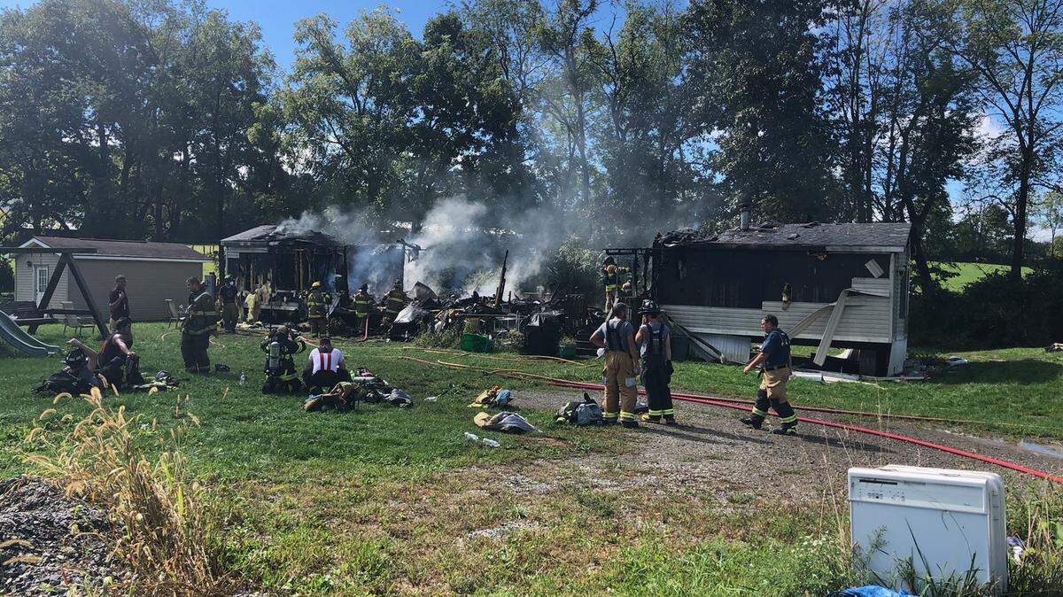 Several Centre County fire companies are responding to a “fully involved dwelling fire” on the 3100 block of Jacksonville Road.
