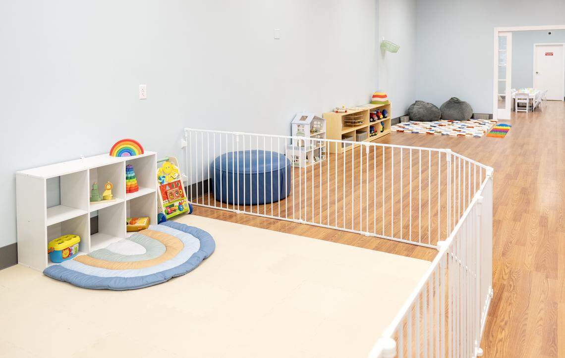 The cubs’ corner at Little Lions Play Den.  