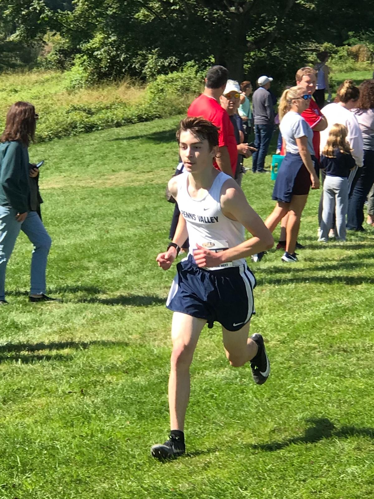 Penns Valley’s McClain Reamer was 52nd in 19:58 in Class 1A at the 15th Annual PIAA Foundation Meet at the Giant Center in Hershey on Saturday, Sept. 25, 2021.