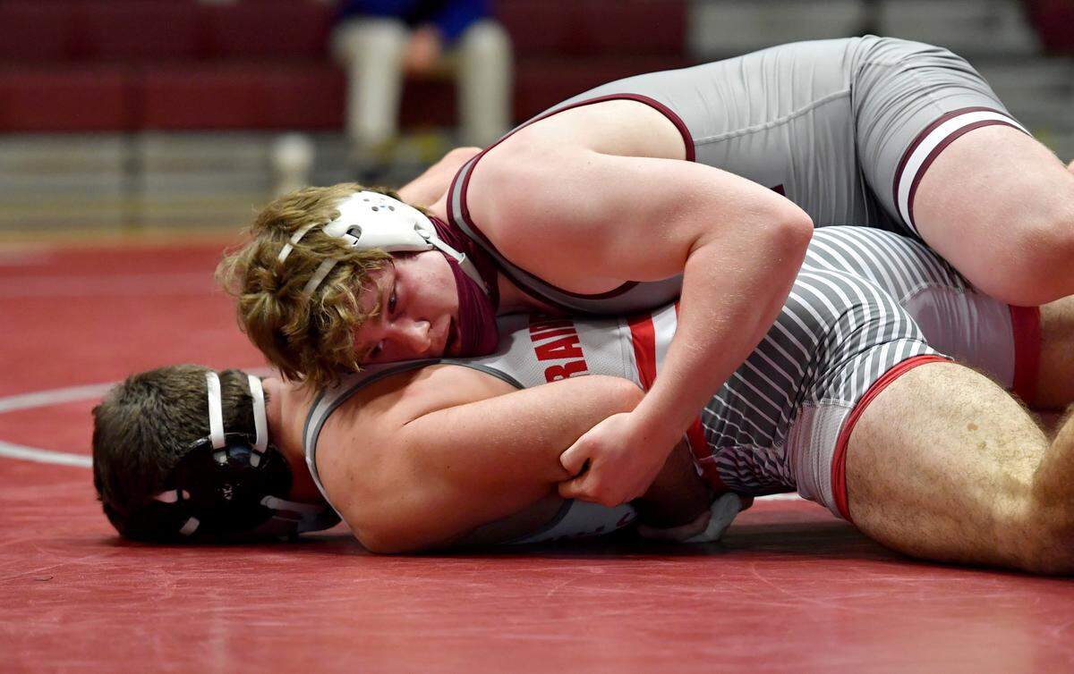 State College’s Nick Pavlechko earned an 11-seconds fall to open up the King of the Mountain tournament. Pavlechko’s victory is the quickest in Centre County, so far.
