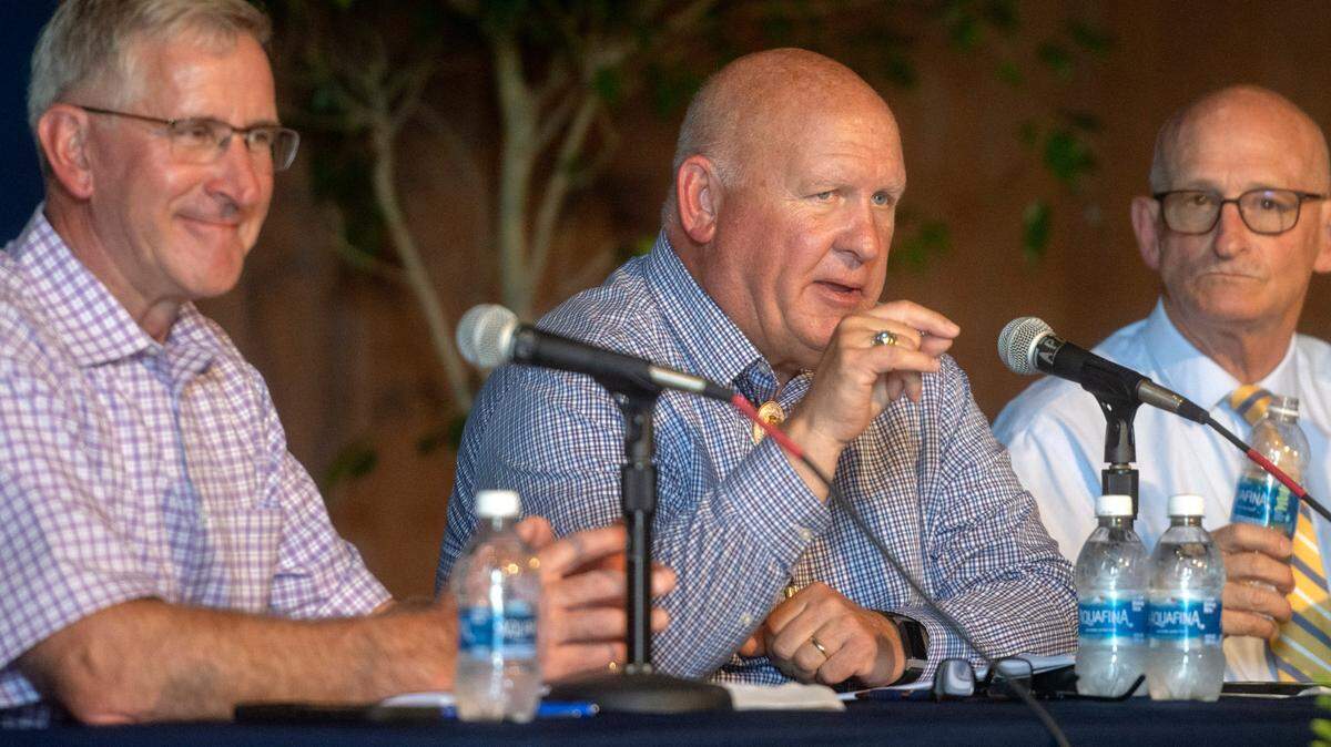 U.S. Rep. Glenn “GT” Thompson, pictured at Penn State’s Ag Progress Days in August 2023, is the chief architect of the Farm Bill that's led to disagreement over how to calculate food stamp benefits.