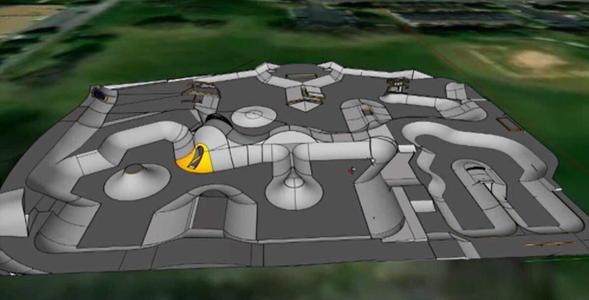 An overview of Nate Wessel’s tentative design for State College’s Action Sports Park.