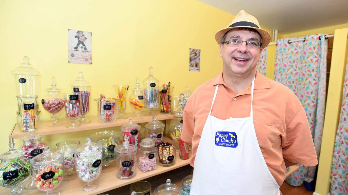 Pappy Chuck’s Candy Shoppe owner Chuck Kormanski opened his Bellefonte shop in early April.