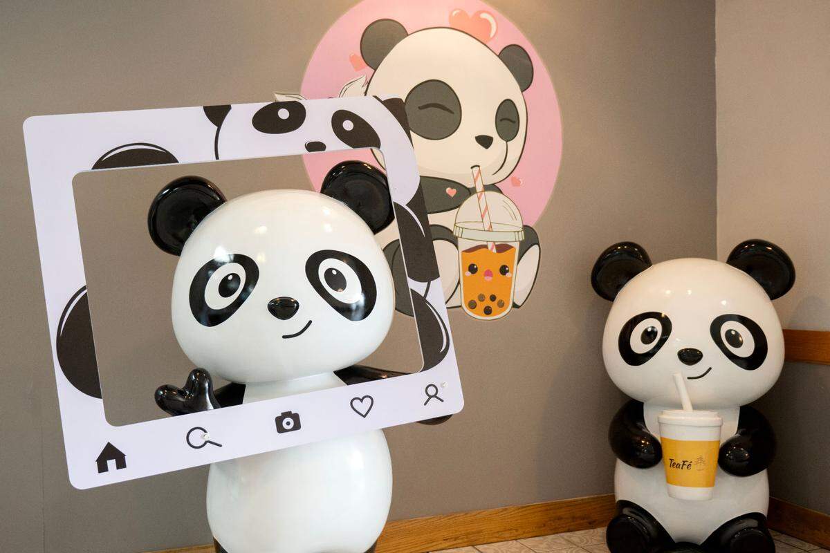 Decorations at Tea Fé on Wednesday, Aug. 14, 2024.