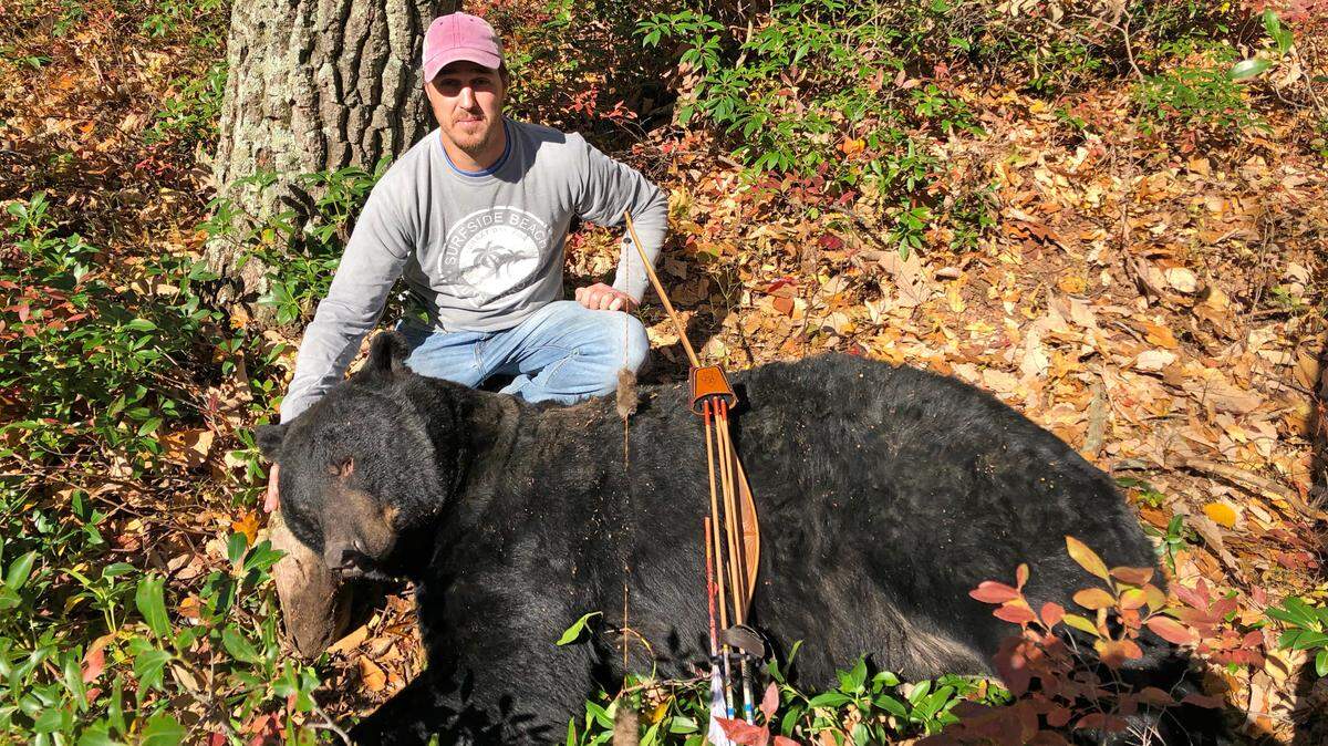 Cole Schnably harvested the fifth heaviest bear in Pennsylvania in 2022 and he did it the hard way, with a long bow. It weighed 681 pounds and was arrowed on Buchanan State Forest in Bedford County.
