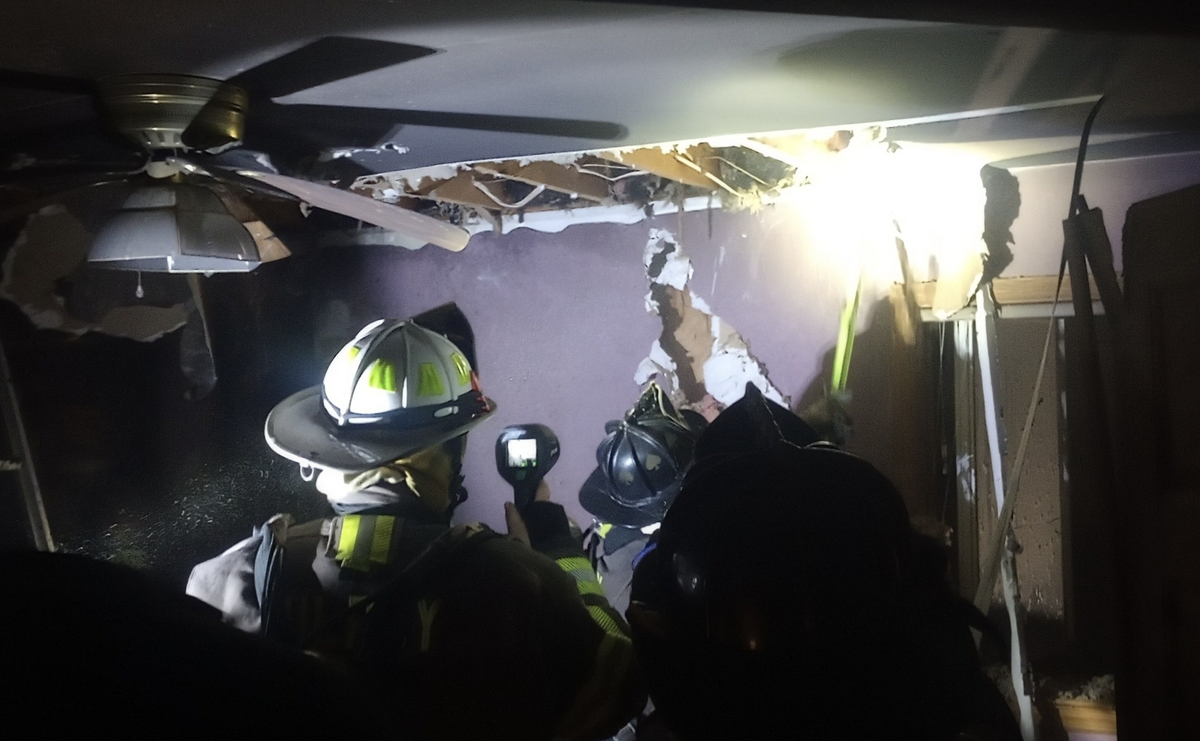 Crews from across Centre County responded to a fire in Potter Township early Friday morning.