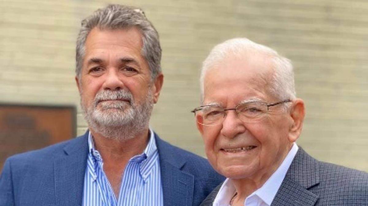 Mike Berrena, left, marked his first Father’s Day without his father, Lou.