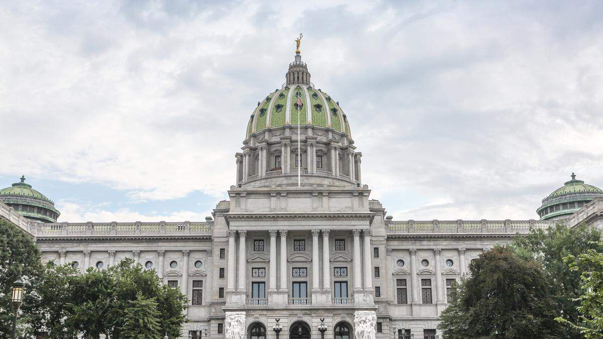 The Pennsylvania House and Capitol Building in Harrisburg.