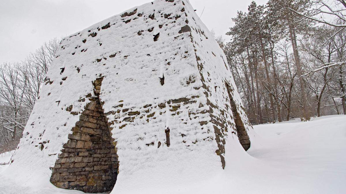 The Centre Furnace along College Avenue covered in snow on Monday, Feb. 1, 2021.