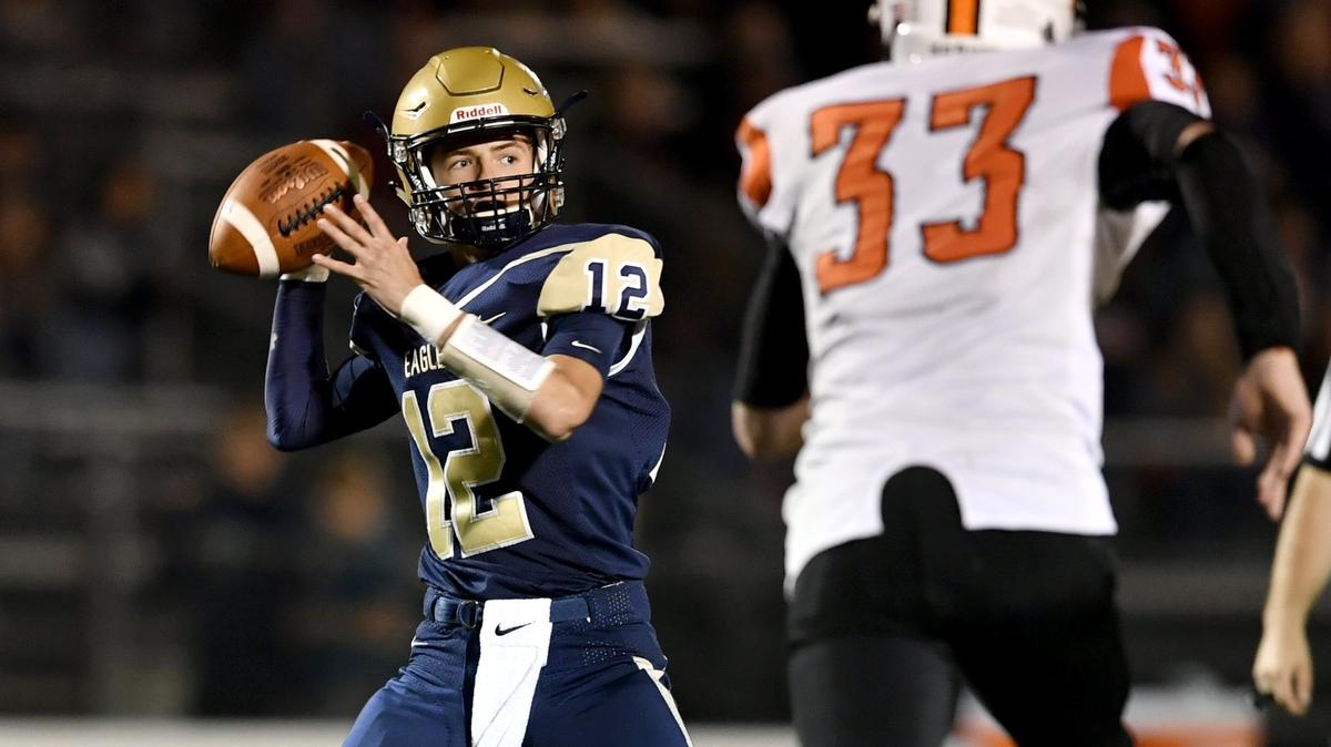 Quarterback Jaden Jones has 2,468 passing yards and 27 passing touchdowns this season and will key Bald Eagle’s district title hopes.