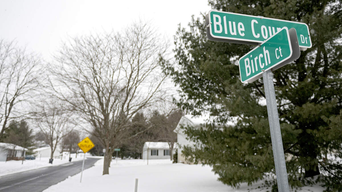 The entrance to Sylvan View Estates on Friday, Feb. 6, 2026.