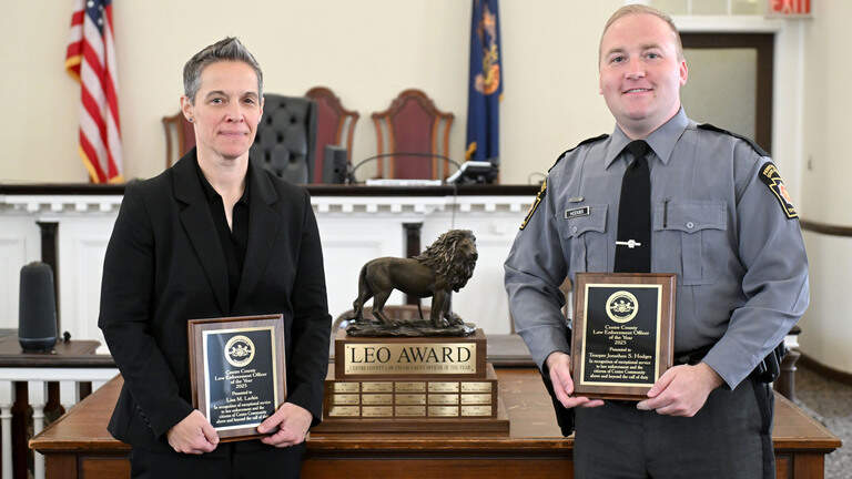 Bellefonte detective, PSP trooper named Centre County officers of the year