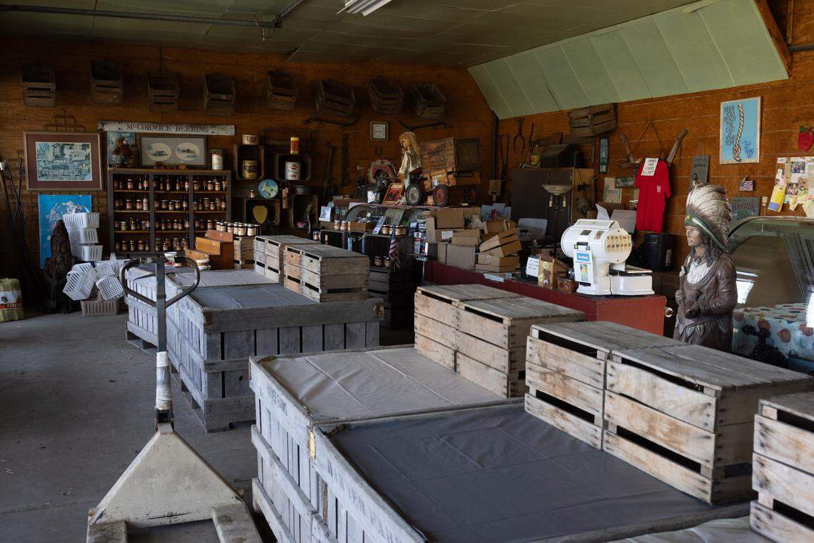 The Harner Farm store is pictured on Monday, April 28, 2025.