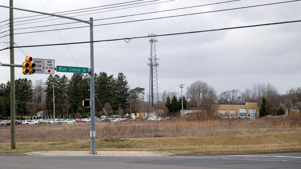 The proposed location for a Rutter’s in Ferguson Township on the corner of West College Avenue and Blue Course Drive on Wednesday, March 26, 2025.