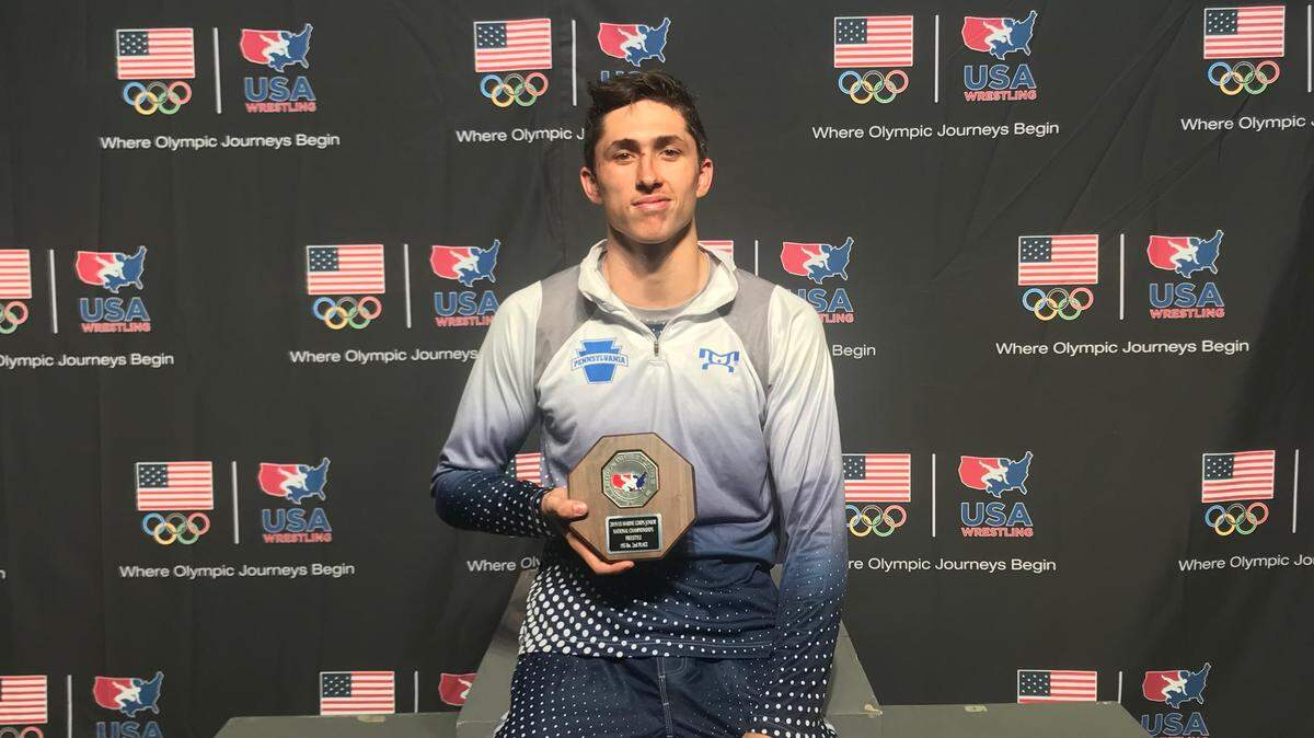State College’s Cole Urbas finished as a runner up in the 195-kilogram weight class during the U.S. Marine Corps/USA Wrestling Junior freestyle national championships last week in Fargo, ND.