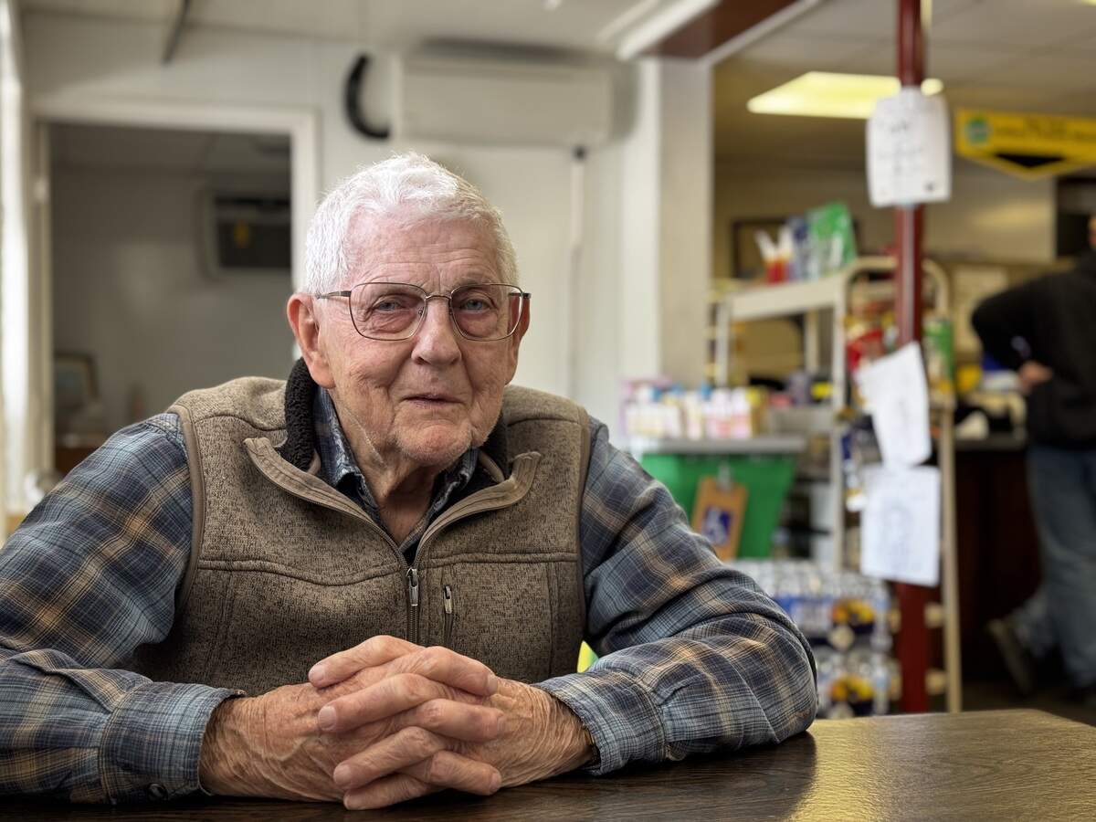 Chuck Benton sits in Benton’s Market in Karthaus on May 15, 2026.