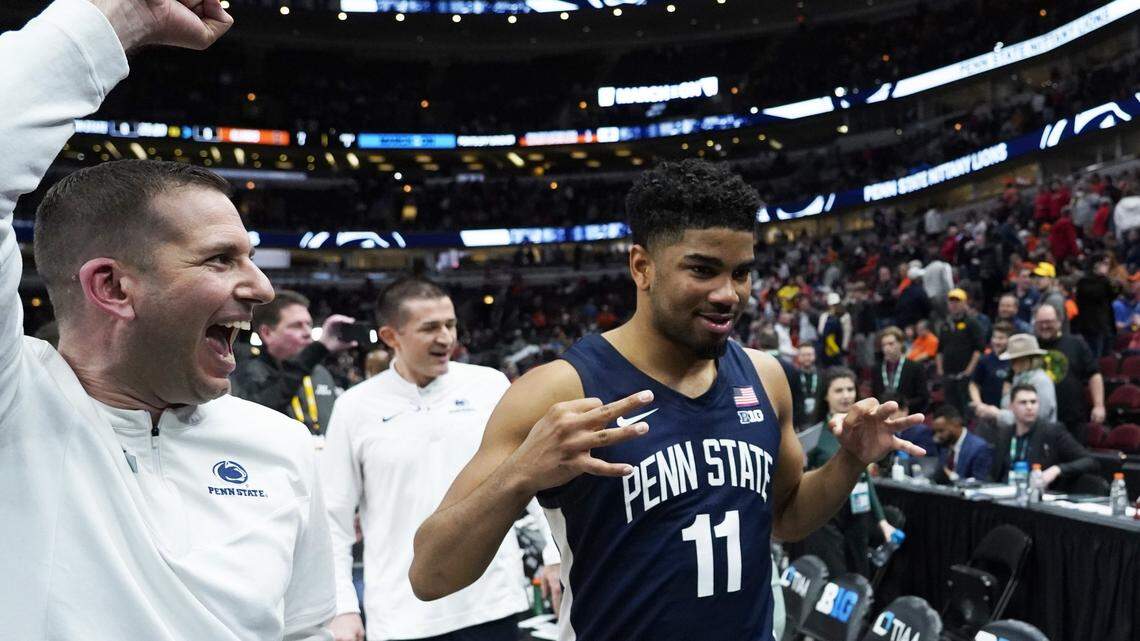 Penn State wins Big Ten Tournament matchup with Illinois, all but locks up NCAA Tournament bid