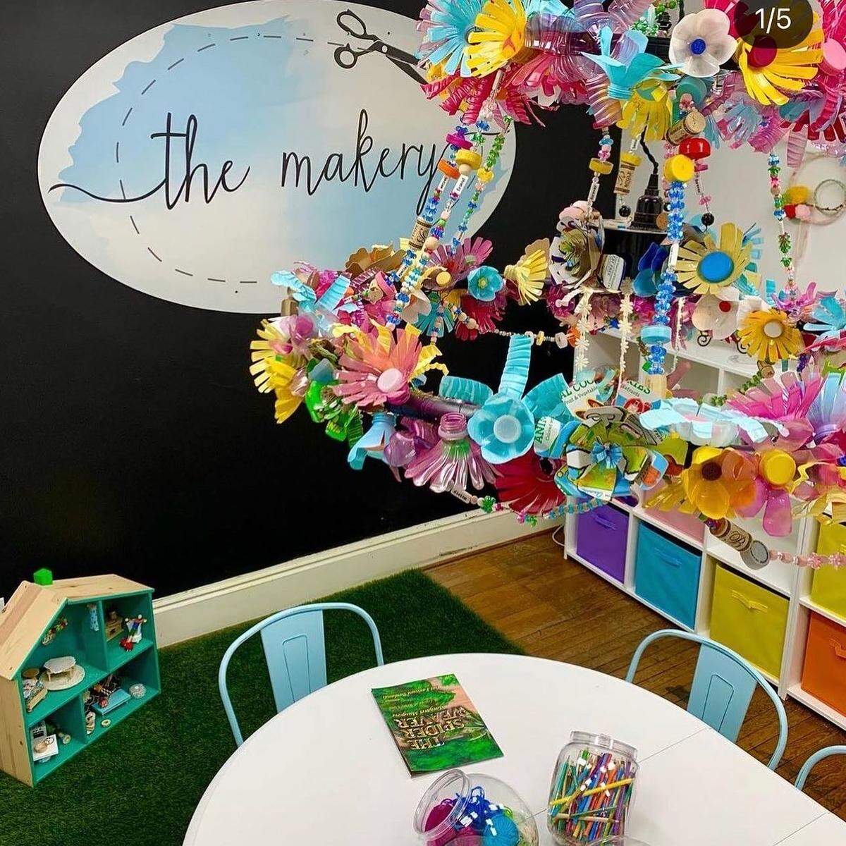 This children’s art studio is located on the second floor of the Bellefonte Art Museum.