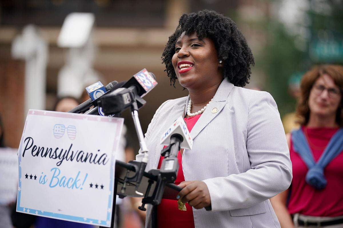 State Rep. Joanna McClinton, D-Philadelphia, has said she will stand for speaker and expects all lawmakers, regardless of party, to support her as Democrats won a majority of seats in the November election.