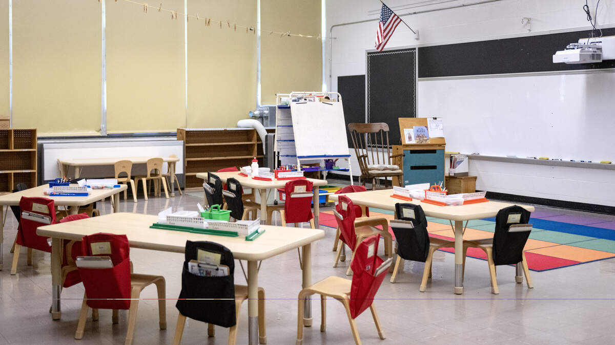A kindergarten classroom at Benner Elementary School during the farewell celebration on Monday, June 1, 2026.