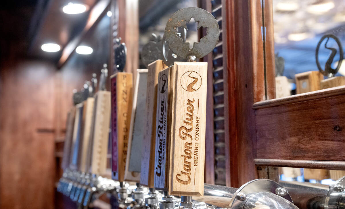 In addition to cider, The Press Cider and Craft Beverage Taphouse has several Pennsylvania beers on tap from Clarion River Brewing Company.  