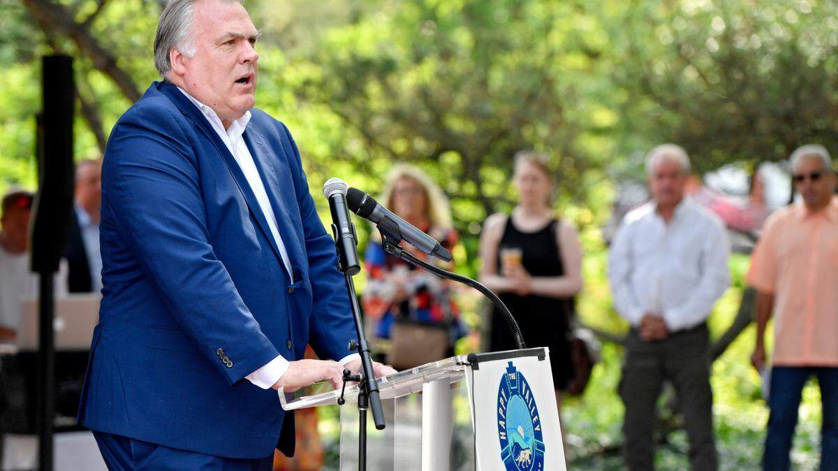 President and CEO of the Happy Valley Adventure Bureau Fritz Smith, pictured in June, said a summer marketing campaign helped generate $8 million in visitor revenue.