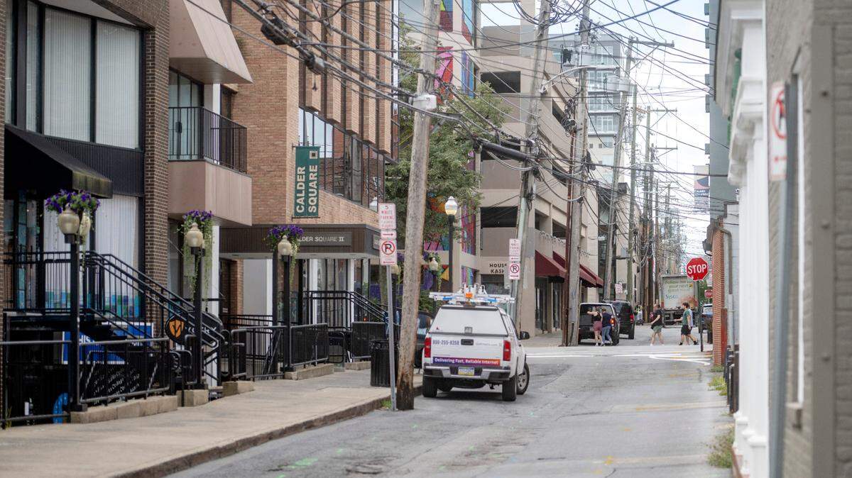Calder Way between McAllister Street and Pugh Street is pictured on Aug. 17.