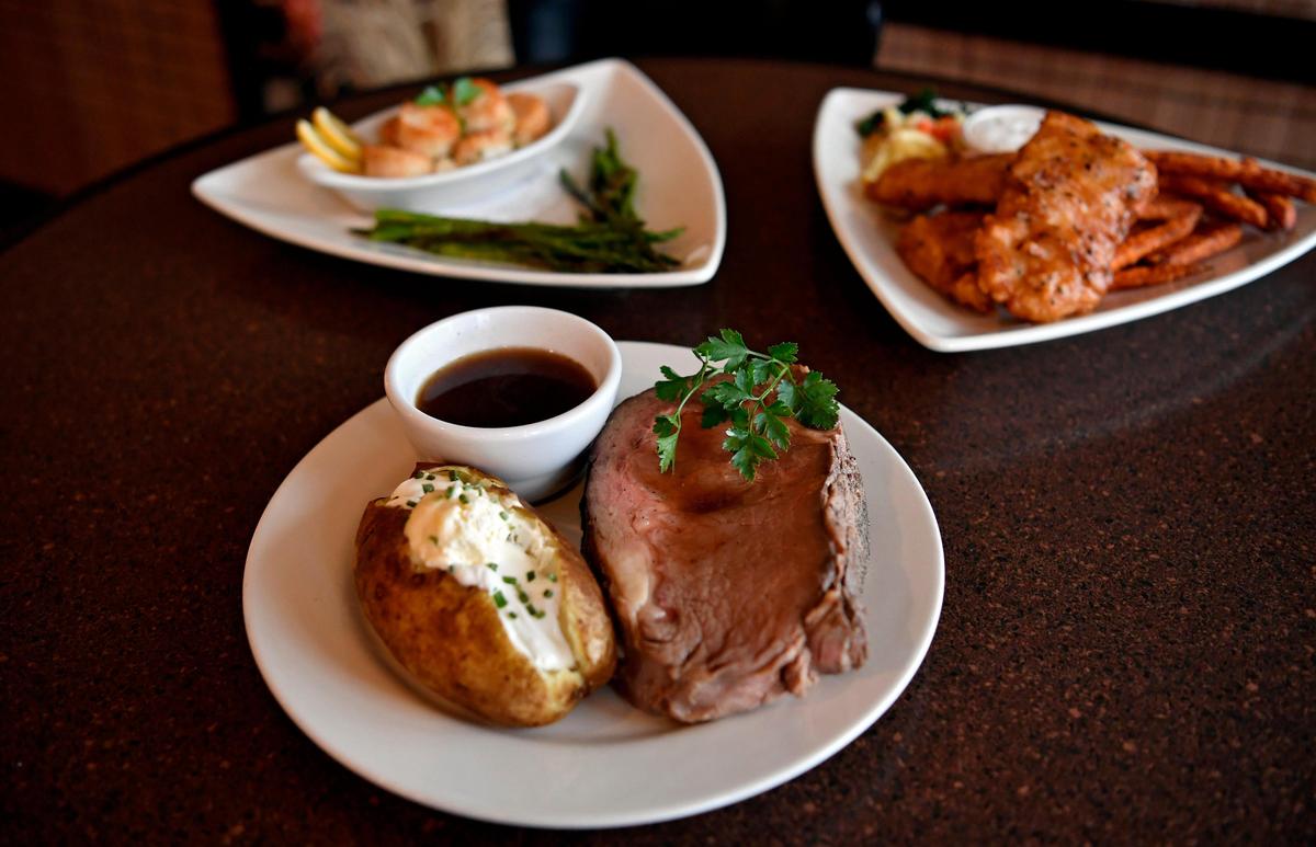 The Prime Rib Dinner at Overlook Grill by Harrison’s at the Mt. Nittany Overlook in Centre Hall on Tuesday, Feb. 25, 2020.