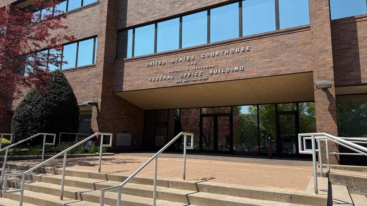 The Herman T. Schneebeli Federal Building and U.S. Courthouse on April 23, 2025, in Williamsport.