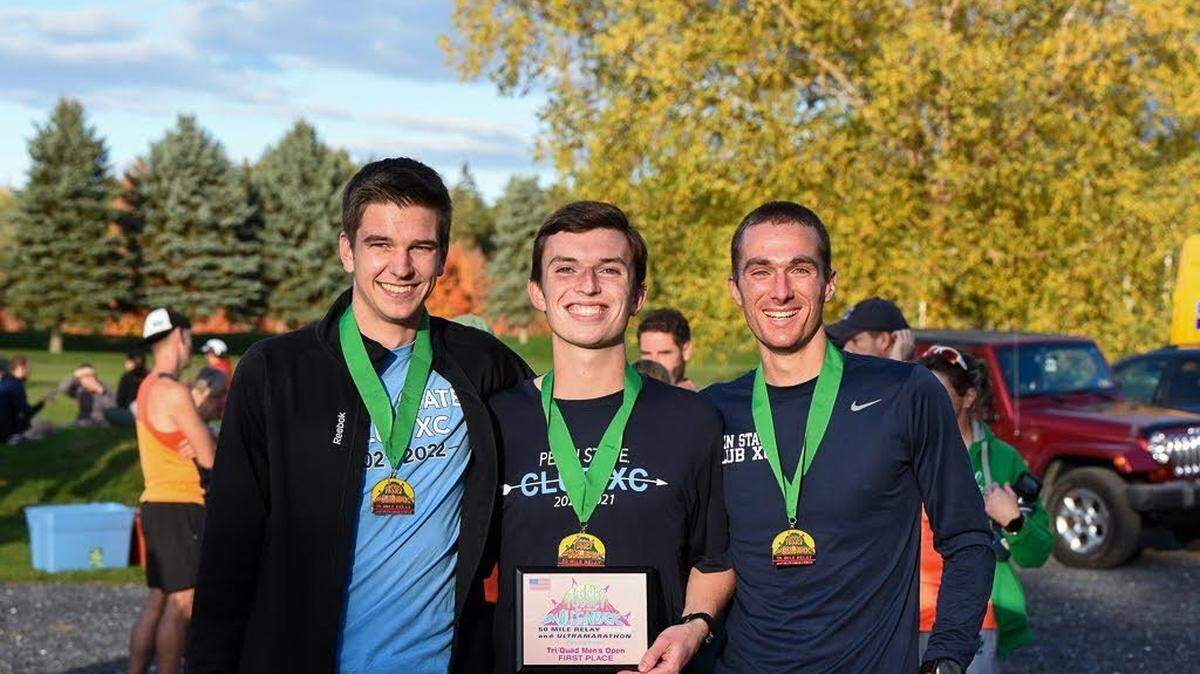 The relay event at the 2022 Tussey Mountainback was won by a 3-person team, Josh’s Holmies.