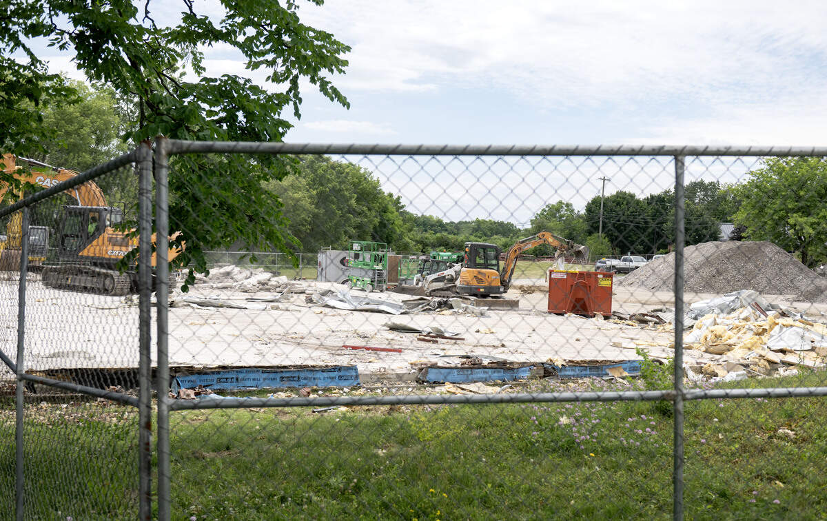 Demolition of the former building at 734 S. Atherton Street in State College on Thursday, June 25, 2026.